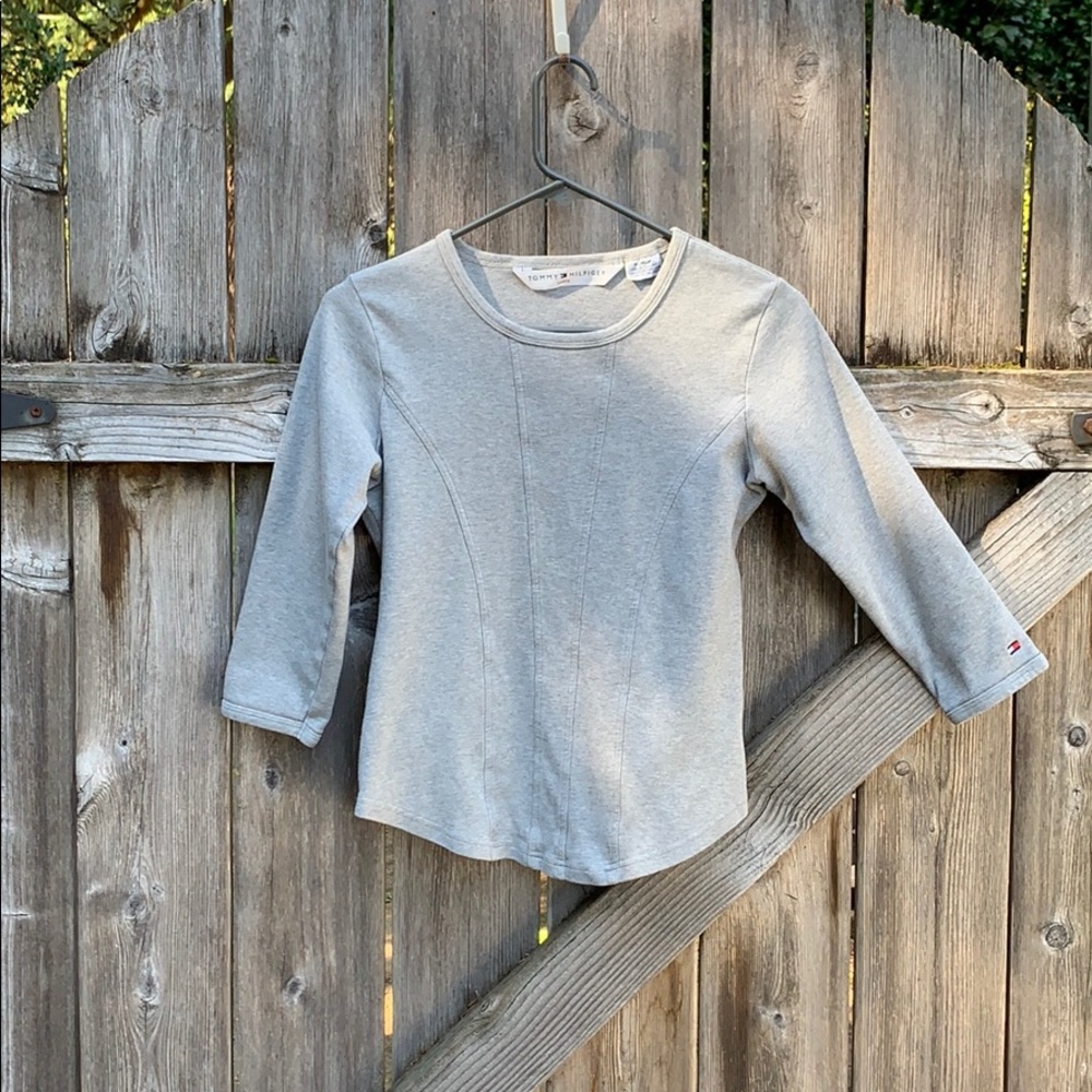 Tommy Hilfiger Jeans - grey top, size M